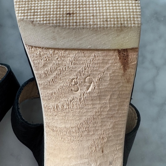 Maguba of Sweden Nairobi woven leather Clogs - Black, 39 - Picture 3 of 6